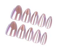 Unghie finte a pressione su unghie finte incollate su falso acrilico artificiale falso per fai da te Disegni Gatti Eye Press Nail