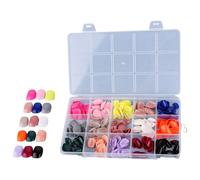 Unghie finte acriliche punte quadrate/mandorla/stilettos/bara unghie finte 360pcs unghie artificiali complete con custodia