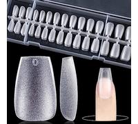 Unghie finte Carehabi 360pcs Acrilico Capsule Unghie Posa Americana Unghie Con Valigia Di Stoccaggio Per Studi Di Manicure E Diy Nail Art A Casa 15 Misure