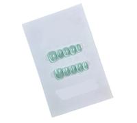 Unghie Finte Cat-Eye Fake Nails Handmade Press on Nails Short False Nail Tips Decorated Stick on Nail Fashion Trend Fake Nails Solid Color Unghie Finte Adesive(XS-002)
