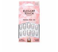 Unghie Finte Elegant Touch French M 24 Pezzi [24 uds]