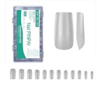 Unghie finte opache pre-file, unghie finte a pressione, gel soak off, per estensioni, 12 misure, unghie finte opache