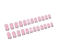 Unghie finte quadrate a pressione con leopardi, in 12 misure, 24 pezzi, punte francesi per decorazioni artistiche fai da te, unghie quadrate a mandorla