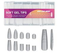 Unghie finte sottili con unghie finte in ABS resistente non hanno bisogno di applicazione di file per donne impegnate linea guida punte per unghie