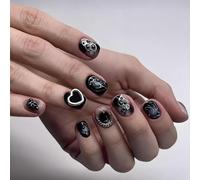 Unghie finte spesse quadrate e rotonde per uomo