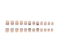 Unghie finte strutturate scolpite facili da applicare unghie artificiali per matrimoni e uso quotidiano, comode da premere sul chiodo ABS