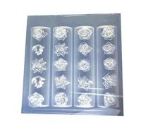 Unghie flessibili in Silicone Stampi per Arte Unici in rilievo Unico Accessori per Unici Stampi Forniture di Gioielli Pratico Strumento di Goffr, Misura unica, come descritto