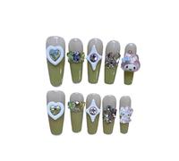 Unghie for migliorare il temperamento, unghia della mano" lamina ungueale toppa for unghie studentessa Spice Girl (confezione da 10 pezzi)(XS)