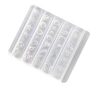 Unghie Forma Artificiale Riutilizzabile Silicone Unghie Con Più Forme di Guscio Per Manicure Artistica Oceano Strumento Chiodo Ispirato