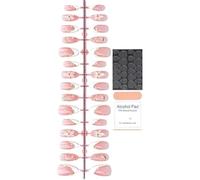 Unghie in Acrilico a Pressione | Confezione da 30 Pezzi di Stickers per Manicure 3D in Rilievo | Adesivi Decorativi Per Unghie In Acrilico | Per Casa Ufficio Viaggi Vacanze Matrimonio Compleanno Belle