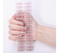 Unghie in gel Appliques Glitter Impacchi Pieni Disegni Occhi Alla Moda Accessori Manicure Lunga Usura Per Le Donne Principianti Amichevole Nail Kit