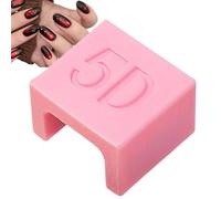Unghie Magnet - Resin 3 x 3 x 2 cm | Automatic Professional 5D Finger Stand | Kitten Eye Art Tool for Hand Care Styling Salon Design Fashion Routine Home Beauty Creative Donne Ragazze Uso quotidiano