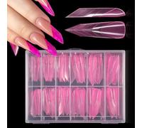 Unghie multiuso Art Mold Set ABS Crystal Extension Tips Quick Dry Light Cured Technology Paperless Design Unghie naturali Stampo Gel