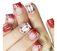 Unghie Quadrate Suggerimenti Falso Collante Su Stick Press Artificiale Falso Per Le Donne E Le Ragazze Regali Bastone Su Unghie False