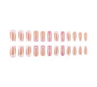 Unghie Quadrate Suggerimenti Unghie Artificiali Colla Sulle Unghie Incollanti Chiodi Sprementi Unghie Finte Artificiali Per Signore E Ragazze