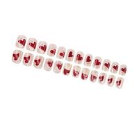 Unghie quadrate Suggerimenti Unghie finte Colle sulle Unghie Stick On Nails Premere sulle Unghie Unghie Artificiali Unghie