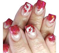 Unghie quadrate Suggerimenti Unghie finte Colle sulle Unghie Stick On Nails Premere sulle Unghie Unghie Artificiali Unghie