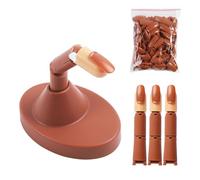 Unghie Riutilizzabili Allenamento Artistico Modello Mano Con Consigli Intercambiabili E Supporto Antiscivolo Per Pratica Da Salone Manichino Riutilizzabile Manichino Per Unghie Pratica