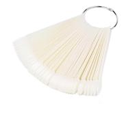 Unghie Trasparenti 200 pz Suggerimenti for la visualizzazione di unghie finte Cancella Natura Tabella colori Ovale Stile ventaglio Gel UV Smalto Campione Mostra tavolozza Pratica Strumenti for manicur