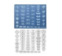 Unghie versatili in silicone per disegni artistici senza sforzo, accessorio robusto e flessibile per tutte le forme e lunghezze delle unghie