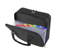 Ungtyb 3 Ring Binder - Heavy Duty 500 Sheet Organizer Bag with Zipper | Sturdy Binders with Multi Pockets for Students, Adults, School, Offices, Business, Study, Work Documents or Laptop Storage