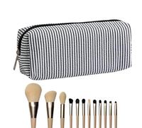 Ungtyb Astuccio portapenne in tessuto seersucker, organizer per cancelleria da scrivania, organizer ricamato per adolescenti, studenti, bambini, ragazzi, ragazze, donne, scuola materna, università