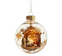 Ungtyb Christmas Baubles - Christmas Decorations Indoor | 1pcs Glowing Recordable LED Ornaments for Table, Desktop, Mantel, Shelf, Cabinet, Living Room, Bedroom, Home, And Holiday Party Display