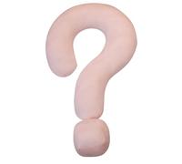 Ungtyb Cuscino da viaggio con supporto per il collo | Divertente grande cuscino con punto interrogativo 55 cm, per collo e supporto per la testa, per auto, camera da letto, divano