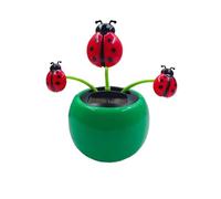 Ungtyb Dancing Solar Figures - Animated Solar Flower Pot Ornament for Car Dashboard | Solars Powered Shaking Figurine for Home Decor, Relaxing Desk Toy for Kids & Adults, Patio & Verandah