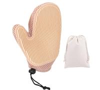 Ungtyb Dog Grooming Glove, Pet Bathing Brush, Dematting Massage Mitt, Gentle Silicone Bristles Soft Deshedding Glove for Puppy Cat Kitten Bunny Grooming, 7.87x5.91 Inches