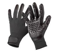 Ungtyb Dog Washing Gloves, Rubber Dog Brush, Pet Bathing Glove with Comfortable and Flexible Fit for Bathing, Grooming, Desheddings of Any Breeds or Size, 1 Pair