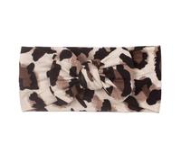 Ungtyb Fasce per capelli per Fiocchi, Fascia per capelli con stampa | leopardata - Ampie fasce per la testa con turbante per leopardati - Fascia per con fiocchi morbida ed elastica per e