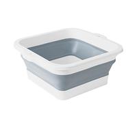 Ungtyb Foot Bath Tub, Soaking Basin, Foldable Design, Anti-Slip Base, Massage Bucket Relieve, Car Cleaning Utility, Laundry Washing Aid, Home Spa Comfort for Women Men Use 16.54x14.96x2.36in