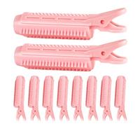 Ungtyb Hair Volume Clips, Curly Root Lifting Set, 10-Piece Instant Volume Boosters for Adding Lift and Fullness for Women, Crafted from excellent ABS material, 3.94x1.18in