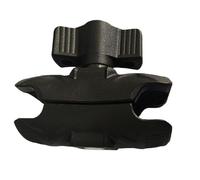 Ungtyb Handlebar Clamp Mount Base - Ball Clamp Mount Base for Handlebar | Shock-Absorbing Heavy Duty Alloy Support for Smartphone, Sport Camera, Bike, Motorcycle, Outdoor Riding, Travel Use