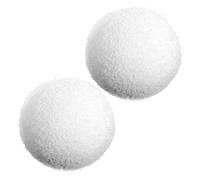 Ungtyb Hot Tub Scum Absorber, Cold Plunge Cleaner, 2X Reusable Sponge Balls, Washable Foam Design, Oil Foams Remover Tool, Ice Bath Surfaces Cleaning Ball for Spa Pool Jacuzzii Use 7.6cm/2.99in