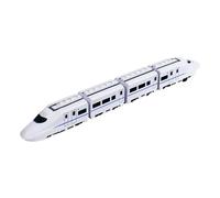 Ungtyb Kids Train Toy - Simulation ABS High-Speed Rail Model Toy with Lights and Sounds | Pull Back Toys Car Kids 3 Years and Up, Realistic Sound Light Effects