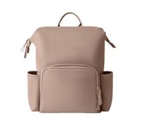 Ungtyb Leather Baby Diaper Backpack, Water Resistant Toddler Bag, Fashionable PU Leather Mommy Daypack, Spacious Travel Organizer, Multi Pocket Storage for Parents