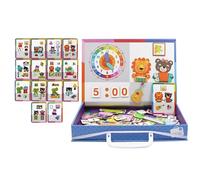 Ungtyb Magnetic Puzzles - Double Sided Educational STEM Toy | Creative Learning Puzzle Set Boys/Girls, Ideal for Kids’ Birthday Gift, Travel, Home Play, Preschool or School Activities