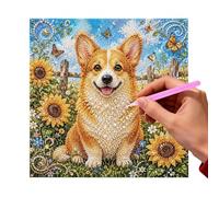 Ungtyb Pearl Art Kit Animal Design Gemme Desk Craft