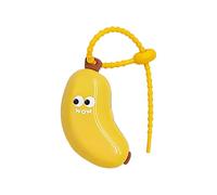 Ungtyb Portable Toothbrush Cover Protective Case, Compact Cute Banana Tooth Brush Protector for Kids and Adults, Hygienic Travel Toothbrush Holder for Outdoor and Daily Use, 1 Piece