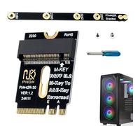 Ungtyb Scheda riser di espansione del disco rigido, adattatore da Wi-Fi a M-Key per PC desktop e laptop, soluzione compatta per l'aggiornamento dell'archiviazione della scheda madre, manutenzione del