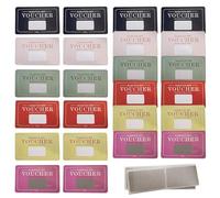 Ungtyb Scratch-Off Vouchers for Couples, 24x Love Note Erase Coupons, Romantic Game Cards with Surprise Messages, Birthdays, Anniversaries, Valentine's Day, Dates Night Fun, 10.8x7cm Paper