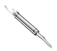 Ungtyb Shrimp Deveiner, Seafood Cleaning Tool, Double-Headed Cutter, Stainless Steel Blade, Ergonomic Grip Handle, Crafted from Food-Safe Stainless Steel Material