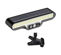 Ungtyb Solar Pathway Lights - Clip On Motion Sensor Waterproof Lamp | Outdoor Garden Illumination with Auto On Off, Bright Security Sconce with Wide Angle, Fence Deck Lighting for Patio
