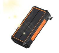 Ungtyb Solar Powerbank, Hand-Cranked Charger, Foldable Waterproof Design, Built-In LED Emergencies Light, Off-Grid Backup Battery for Camping Fishing Travel Home Electronic Device Use 6.54x3.35x1.38in