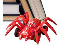 Ungtyb Spider Shape Toy Cars - Inertia Play Vehicles for Boys and Girls, divertenti auto educative per il gioco all'aperto, viaggi, giocattoli per il parco per bambini, 13x11x5,3 cm rosso bianco