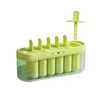 Ungtyb Stampo per Ghiaccioli in Silicone | Preparazione dessert a 6 scomparti - Forma per Ghiaccioli e Gelati alla Frutta,Per Succhi Latte Marmellata Bambini Famiglie Feste Compleanno Incontri