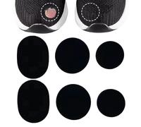 Ungtyb Toppe per scarpe, 6 inserti di riparazione per scarpe da ginnastica, cuscinetti antiscivolo per tallone, kit di manutenzione per scarpe da ginnastica, suola e talloni, per una protezione