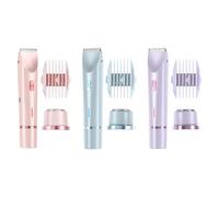 Ungtyb Women Electric Shaver, Double Head Razor, Portable Waterproof Trimmer, Wet and Dry Use, Powerful Motor for Travel Business Offices and Versatile Grooming Tool, 1.3x1.26x6.57 in
